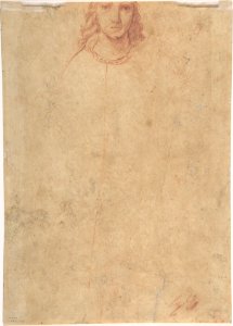 Bust-Length Portrait of a Woman (recto); Bust-Length Study of a Girl (verso) MET DP808291