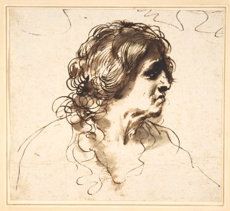 Bust of a Man Facing Right MET DP810128