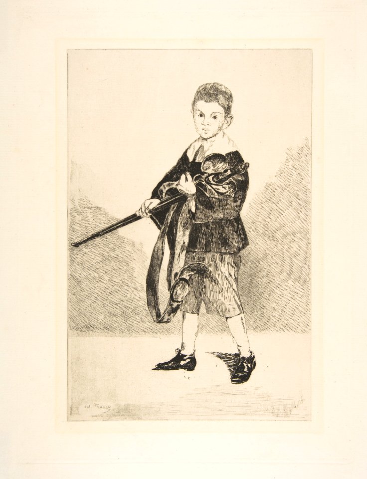 Boy with a Sword, Turned Left MET DP815307