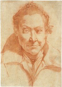 Bust-Length Portrait of a Woman (recto); Bust-Length Study of a Girl (verso) MET DT3684