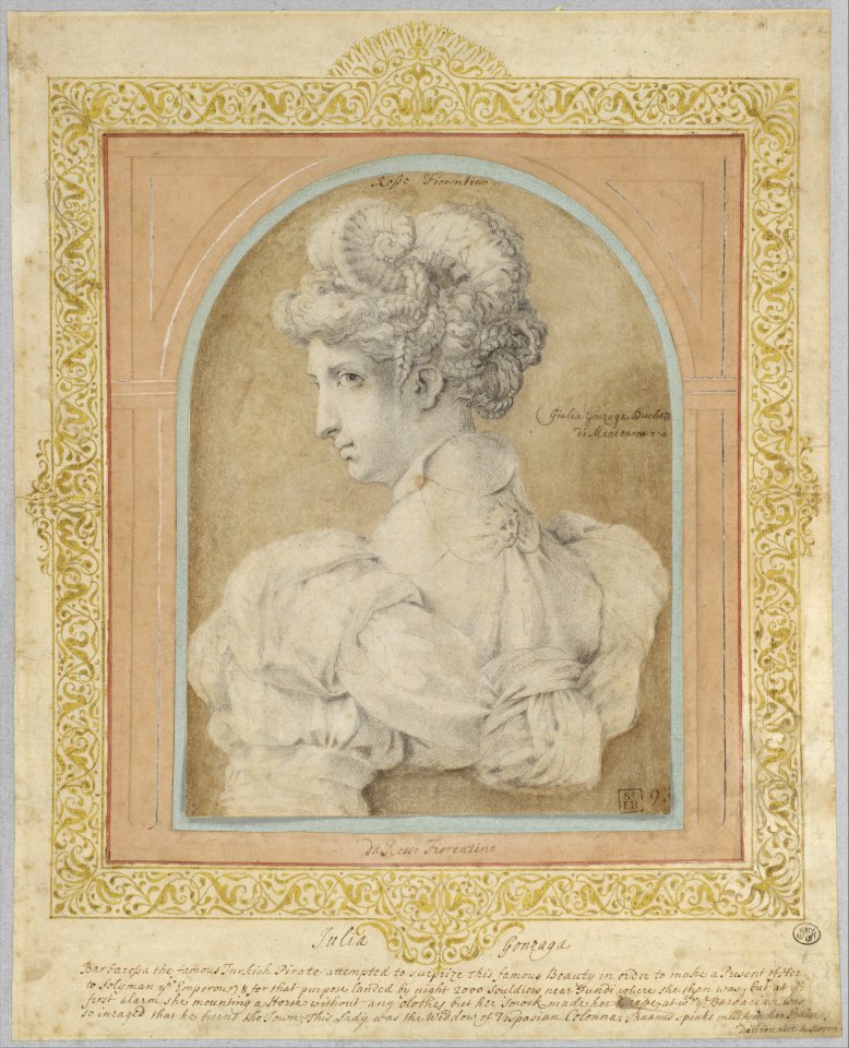 Bust of a Woman with an Elaborate Coiffure MET DP105024