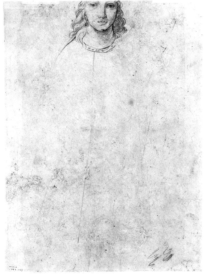 Bust-Length Portrait of a Woman (recto); Bust-Length Study of a Girl (verso) MET 260366