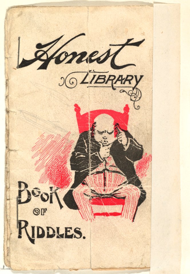 Book of Riddles, from the Honest Library series (N115) issued by Duke Sons & Co. to promote Honest Long Cut Tobacco MET DPB873467