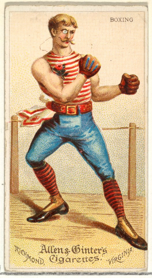 Boxing, from World's Dudes series (N31) for Allen & Ginter Cigarettes MET DP838513