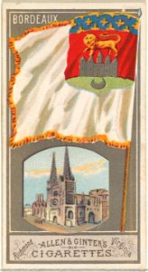 Bordeaux, from the City Flags series (N6) for Allen & Ginter Cigarettes Brands MET DP829268