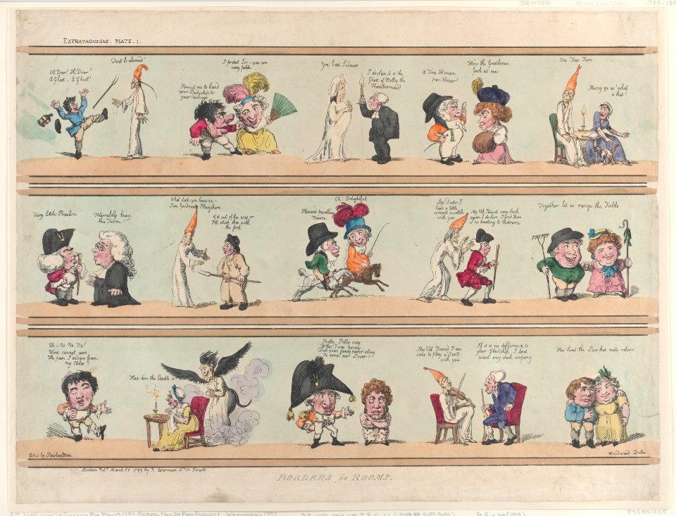 Borders for Rooms, Extravaganzas Plate 1 Met DP884459