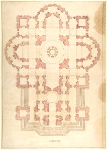 Bramante's Plan for St. Peter's MET DP802141