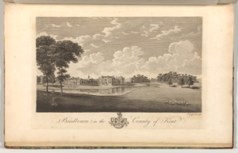 Bradbourn in the County of Kent, from Edward Hasted's, The History and Topographical Survey of the County of Kent, vols. 1-3 MET DP-12696-056