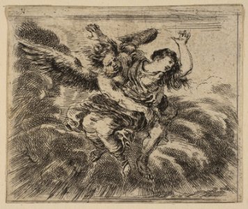 Boreas and Oreithyia, from 'Game of Mythology' (Jeu de la Mythologie) MET DP817665