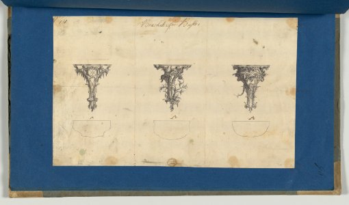 Brackets for Bustos, in Chippendale Drawings, Vol. I MET DP-14278-080