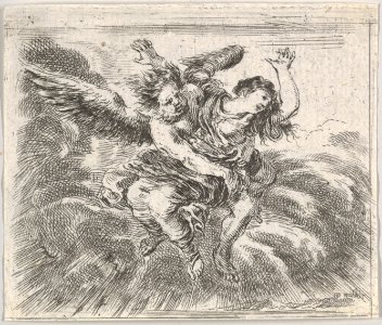 Boreas and Orithyia, from 'Game of Mythology' (Jeu de la Mythologie) MET DP831075