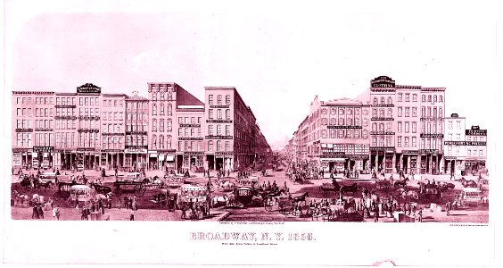Broadway, New York, West Side from Fulton Street to Courtland Street MET 49FF 454R2