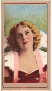 Blonde actress wearing wide white collar, from the Actresses series (T176) issued by Sweet Caporal Cigarettes MET DP842594