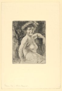 Blonde Woman at her Toilette MET DP854068