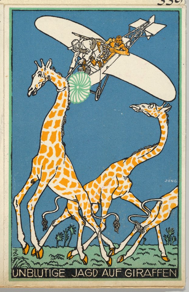 Bloodless Giraffe Hunt (Unblutige Jagd auf Giraffen) MET DP836342