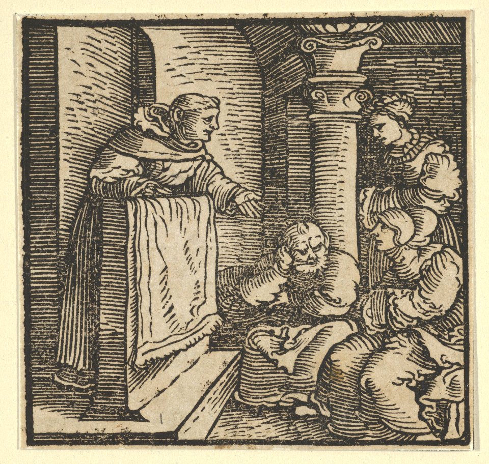 Brother Cipolla in the Parish of Certaldo, from The Decameron MET DP849309