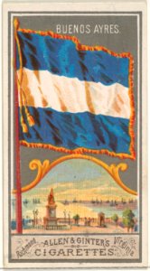 Buenos Aires, from the City Flags series (N6) for Allen & Ginter Cigarettes Brands MET DP829279