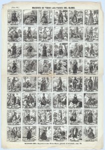 Broadside with 48 scenes showing different women of the world MET DP875598