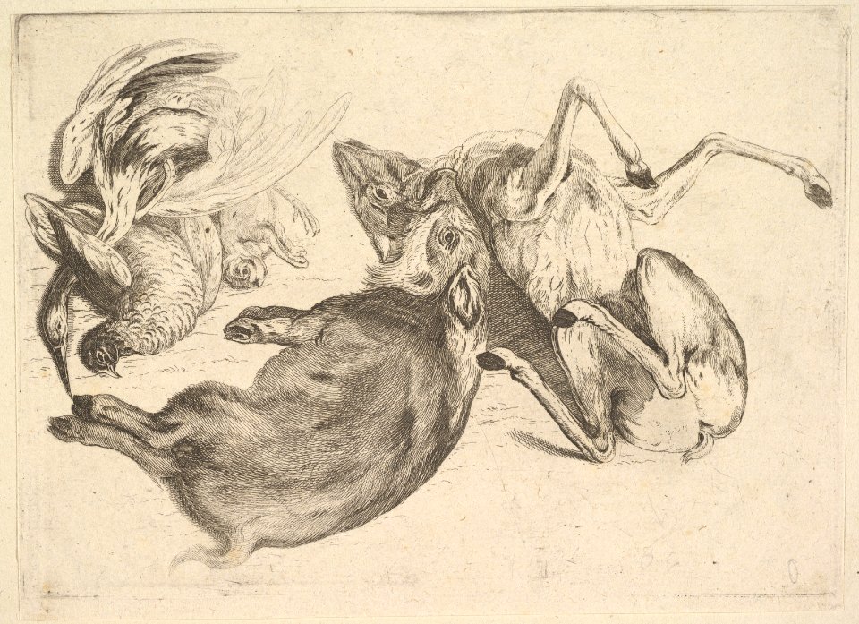 Boar, deer, heron and other game MET DP823987