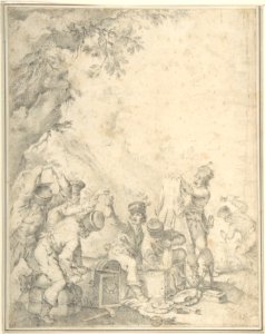 Brigands- Design for an Engraving MET DP802967