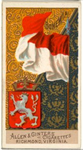 Bohemia, from Flags of All Nations, Series 2 (N10) for Allen & Ginter Cigarettes Brands MET DP841364