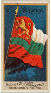 Bulgaria, from Flags of All Nations, Series 2 (N10) for Allen & Ginter Cigarettes Brands MET DP841365