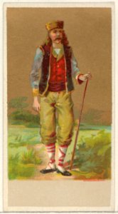 Bulgaria, from the Natives in Costume series (N16), Teofani Issue, for Allen & Ginter Cigarettes Brands MET DP834866
