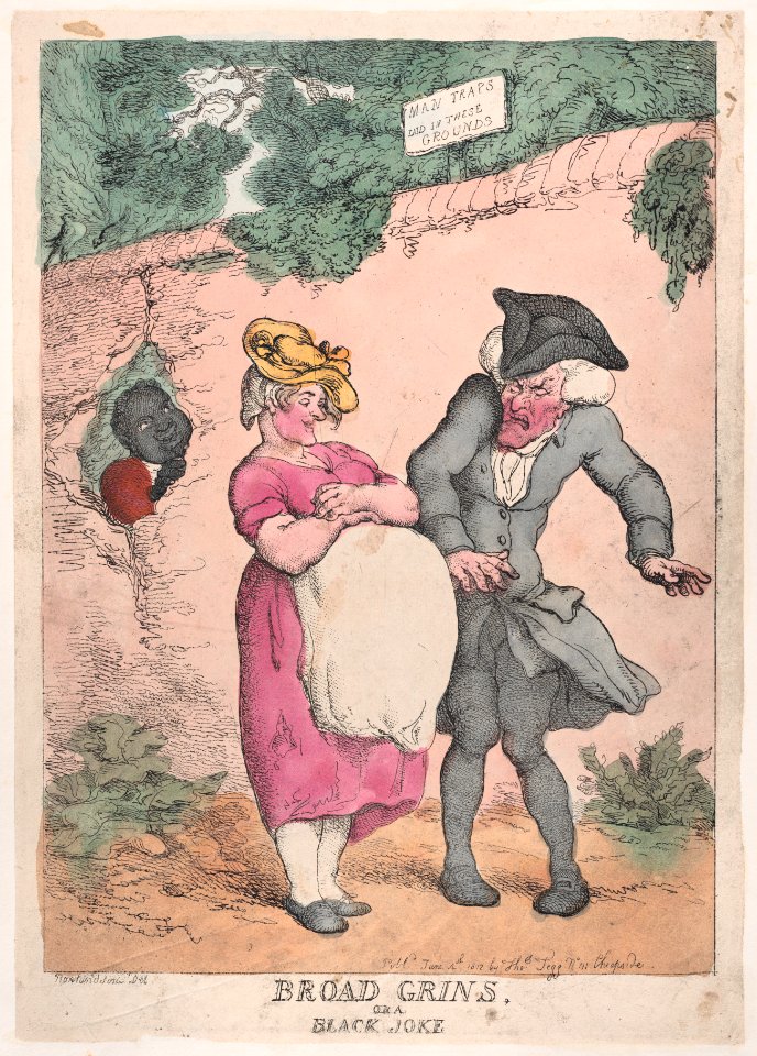 Broad Grins, or a Black Joke MET DP881805