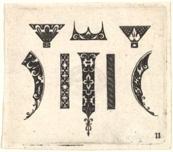 Blackwork Print with Eight Motifs MET DP827197