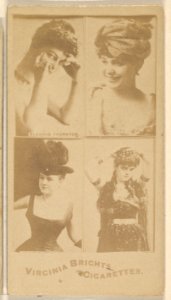 Blanche Thornton- Verona, from the Actors and Actresses series (N45, Type 4) for Virginia Brights Cigarettes MET DP831168