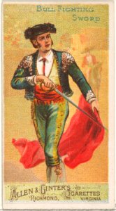 Bull Fighting Sword, from the Arms of All Nations series (N3) for Allen & Ginter Cigarettes Brands MET DP828684