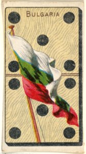 Bulgaria, from the National Flag on Domino series (T177) issued by Kinney Brothers to promote Sweet Caporal Cigarettes MET DP842622