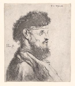 Bust of a Man with a Fur Cap MET DP872907