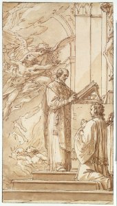Blessed Francis Venimbeni Celebrating Mass for souls in Purgatory MET DT5973
