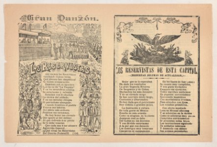 Broadsheet with a song about a military reserve, military personnel in formation MET DP868414