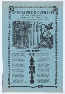 Broadsheet relating to womanizers who are standing on a corner looking up at a woman on a balcony MET DP868502