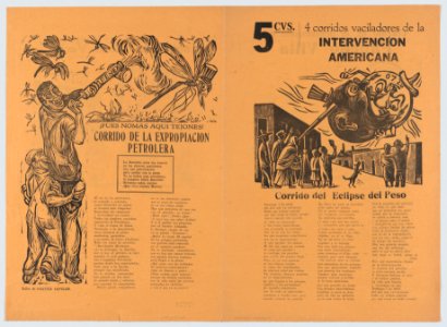 Broadsheet relating to unions; workers of different professions surrounding a central figure holding a book MET DP872878