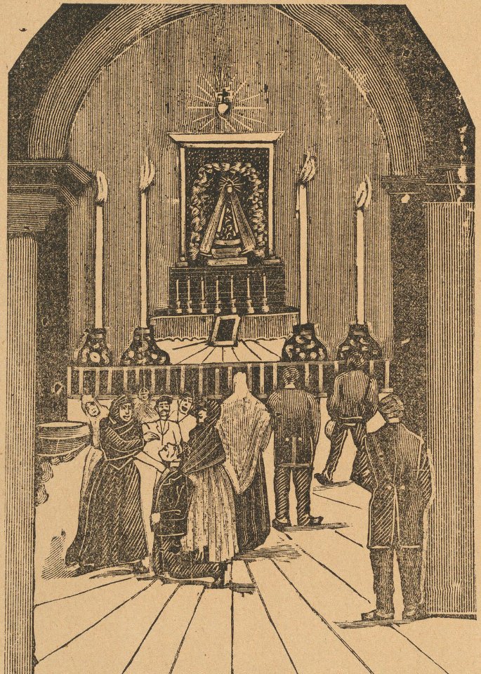 Broadsheet relating to a miracle that occured when a distinguished man regained his sight in the parish church of Soledad de Santa Cruz MET DP867957 (cropped)