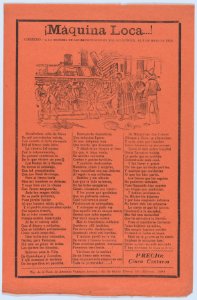Broadsheet relating to a train accident that killed many people, wounded victims being carried on stretchers MET DP874518