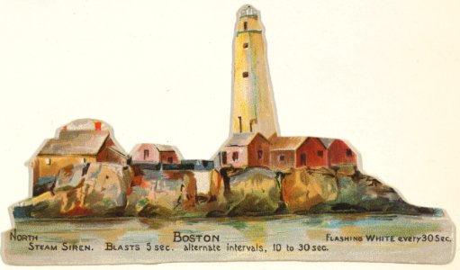 Boston, from the Lighthouses series (N119) issued by Duke Sons & Co. to promote Honest Long Cut Tobacco MET DPB873691