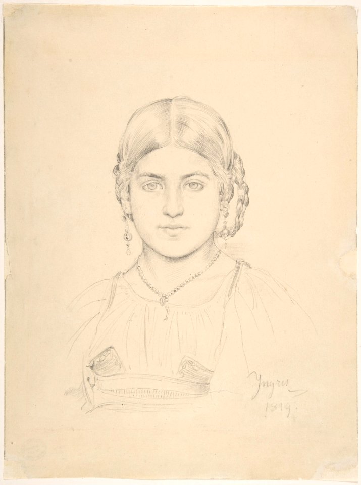 Bust of a Gypsy Girl MET DP806758
