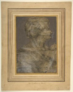 Bust Of an Old Woman in Profile to Right MET DP811488
