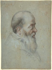 Bust of a Bearded Old Man, Profile to Right MET DP808047