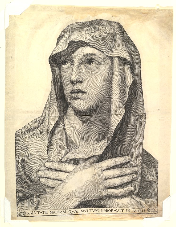 Bust of Mary with Crossed Hands MET DP821172