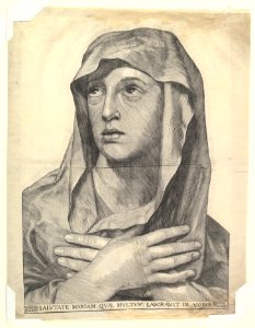 Bust of Mary with Crossed Hands MET DP821172