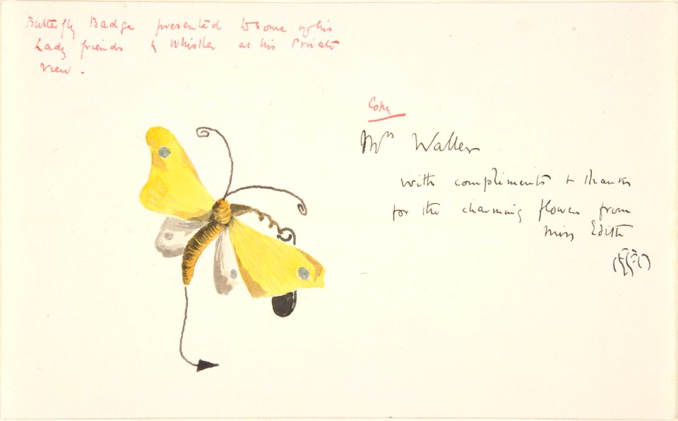 Butterfly Badge MET DP805227