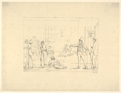 Buying a Substitute in the North during the War (from Confederate War Etchings) MET DP831329