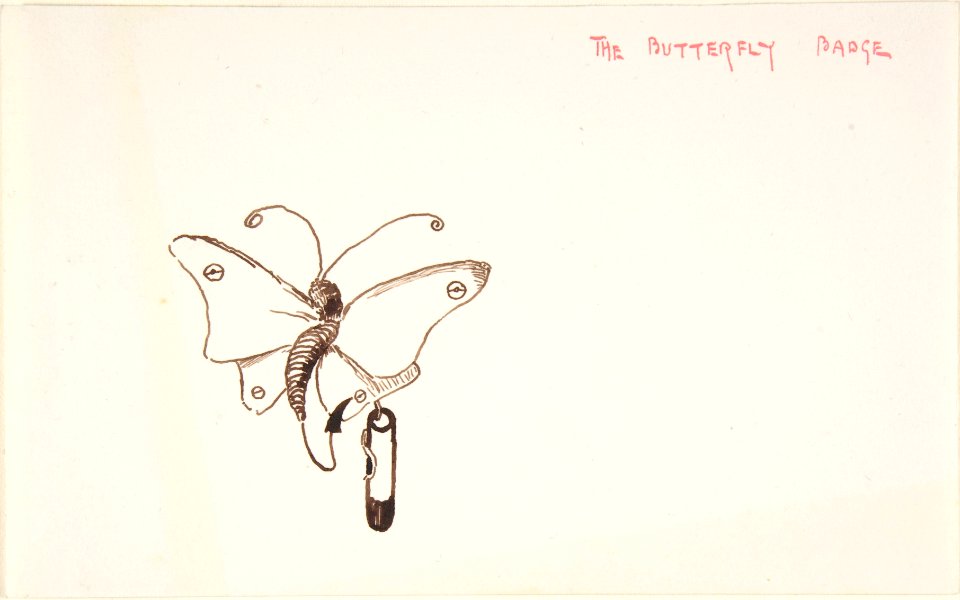 Butterfly Badge MET DP805226