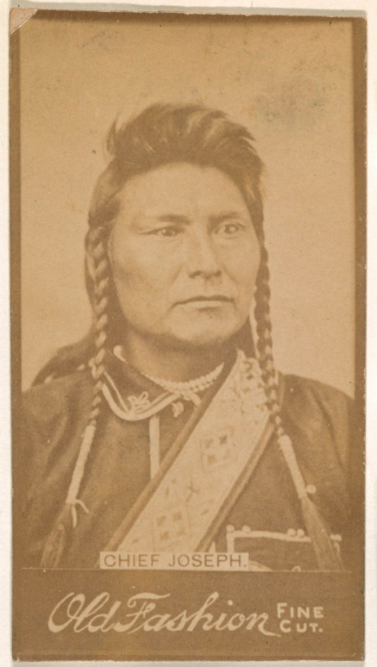 Chief Joseph, from the Indian Chiefs series (N681) promoting Old Fashion Fine Cut Tobacco MET DPB870026