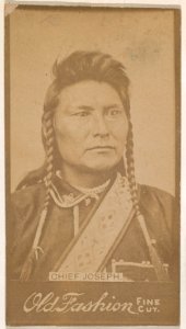 Chief Joseph, from the Indian Chiefs series (N681) promoting Old Fashion Fine Cut Tobacco MET DPB870026
